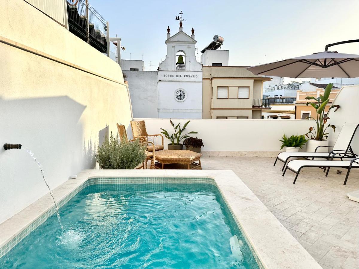 Apartamento Duplex Con Piscina Privada En Terraza Alcalá de Guadaira Buitenkant foto